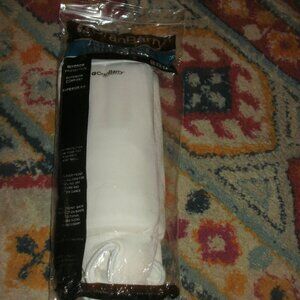 NEW CranBarry Deluxe Field Hockey White Shinguards size Adult